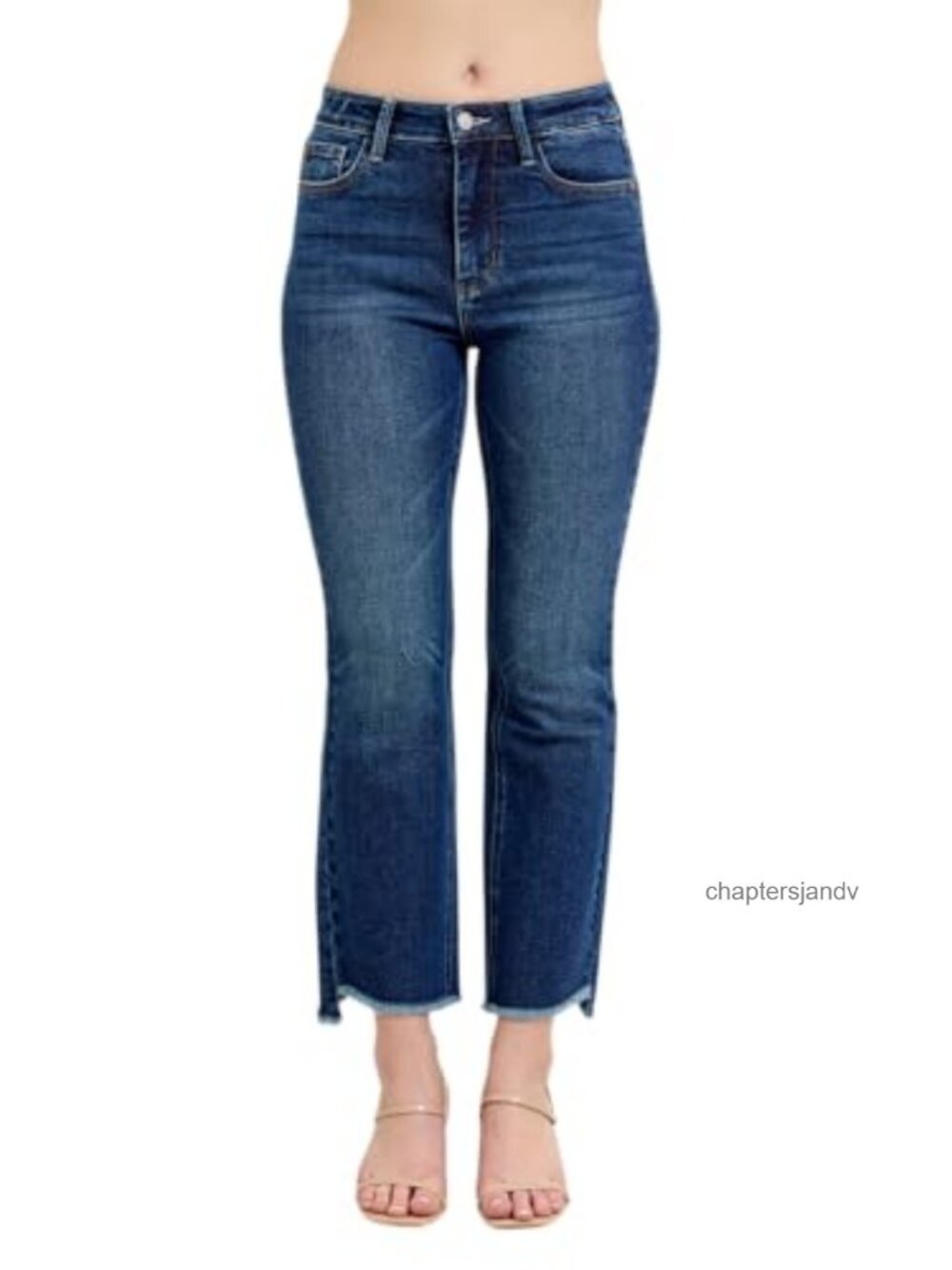 Judy Blue High Rise Kick Flare Jeans Fitted Flared Cotton Denim